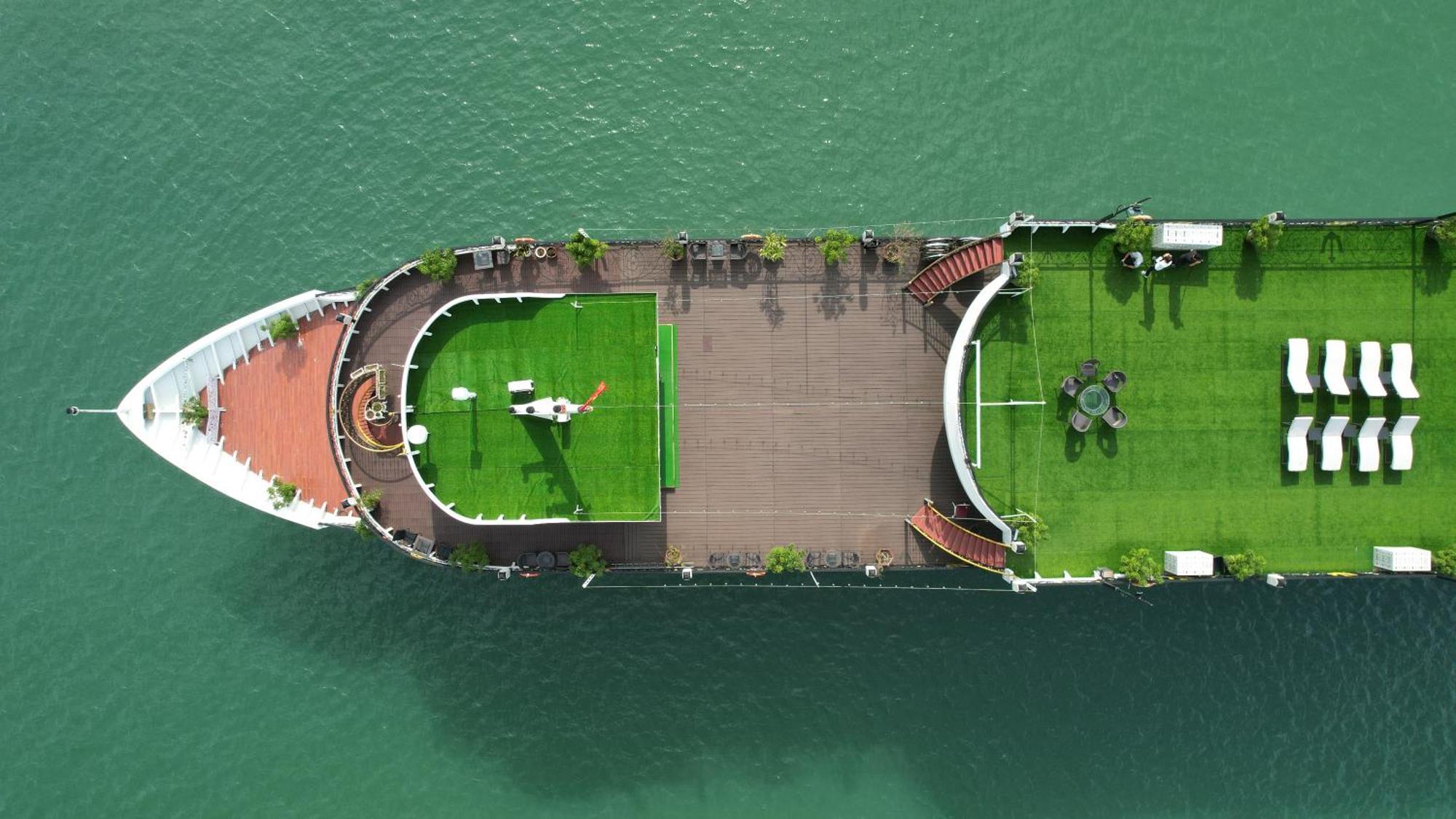 Halong Aquamarine Royal Cruise Hotel Ха Лонг Екстериор снимка
